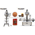 multifunctional Semi automatic coffee flour chilli detergent milk powder filler auger screw powder filling machine for factory